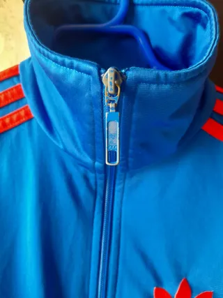 XS/S Chaqueta Adidas Firebird Vintage Azul Roja