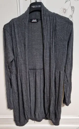 Coprispalla donna AMK grigio taglia unica