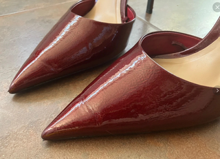 Tacones Zara Stiletto Punta Granate