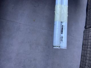 Barra Cortina Extensible Blanca 210-385cm