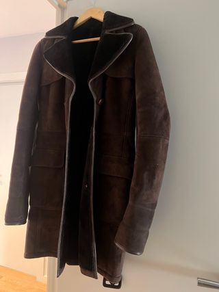 Abrigo Loewe Piel Marrón