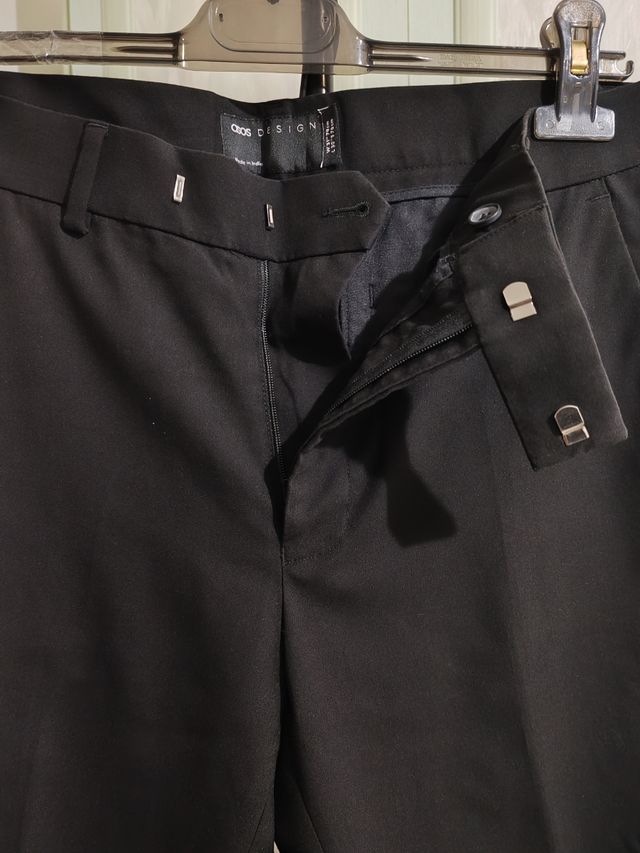 Pantaloni eleganti ASOS DESIGN neri