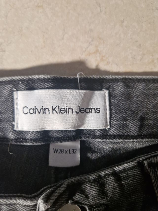 Jeans Calvin Klein Straight Fit Neri