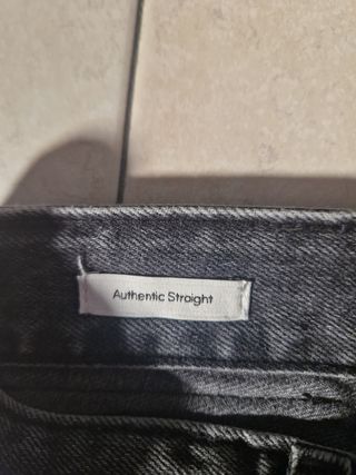 Jeans Calvin Klein Straight Fit Neri