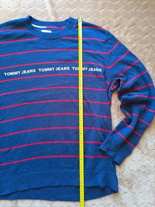 Jersey Tommy Jeans Rayas Azul y Rojo