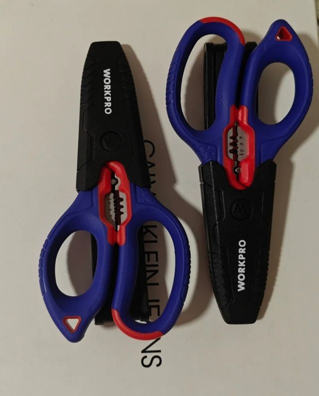 Pack 2 Tijeras WORKPRO eléctricista