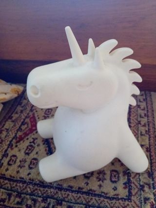 Lampada unicorno bianca
