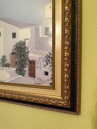 Cuadro Giorgio Zuppini Casas Mar Firmado