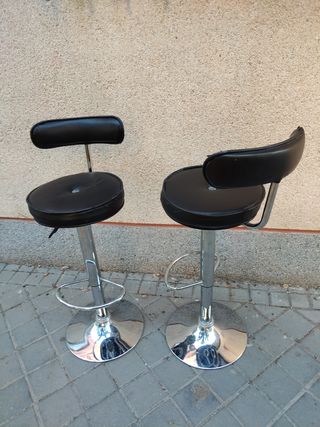 Silla Taburetesñ alto cromado cocina americana 