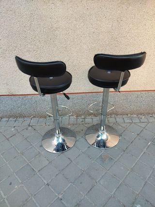 Silla Taburetesñ alto cromado cocina americana 