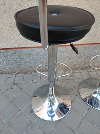 Silla Taburetesñ alto cromado cocina americana 