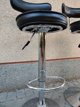 Silla Taburetesñ alto cromado cocina americana 