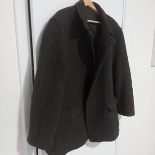 Chaquetón Lana Florentino Talla 54 Marrón