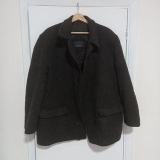 Chaquetón Lana Florentino Talla 54 Marrón