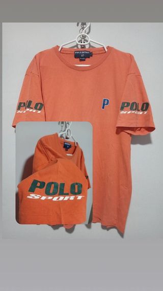Camiseta Polo Sport Ralph Lauren Naranja Vintage