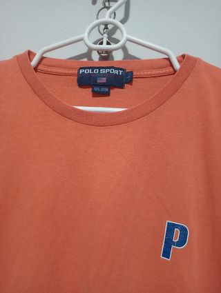 Camiseta Polo Sport Ralph Lauren Naranja Vintage