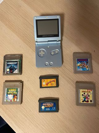 Nintendo Game Boy Advance SP Azul/Plata