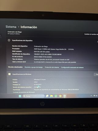 HP Laptop 14 – Ryzen 5 3500U | 8 GB RAM | SSD 256