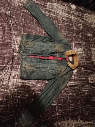 Chaqueta Vaquera Energy VINTAGE con Borrego