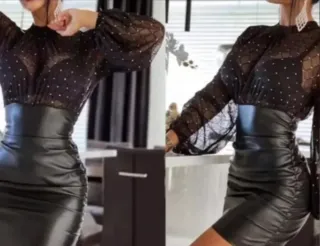Vestidos  negros fiesta talla única