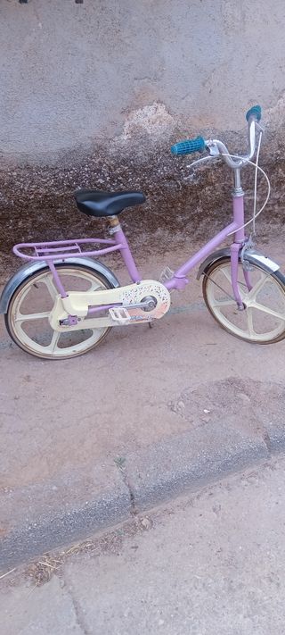 Bicicleta  morada