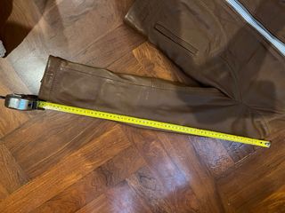 Chaqueta Cuero Mujer Massimo Dutti Marrón