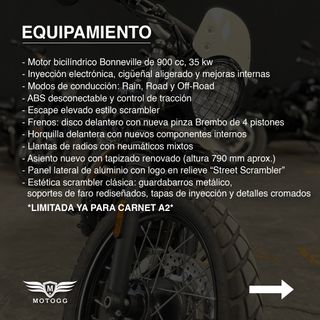 Triumph Street Scrambler 2022.