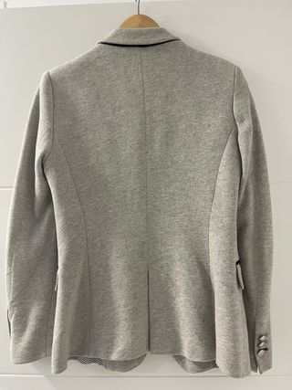 Blazer Zara Gris Básico talla M