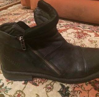 Stivaletti s.Oliver neri con zip senza lacci 43 