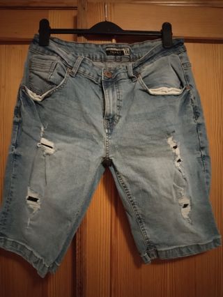 Pantalones vaqueros cortos hombre