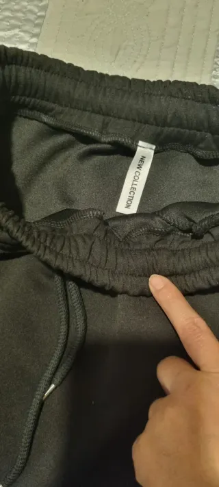 Falda larga algodón negra talla única