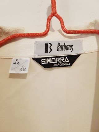 80s Simorra camisa cuello pin-up