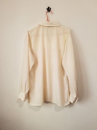 80s Simorra camisa cuello pin-up