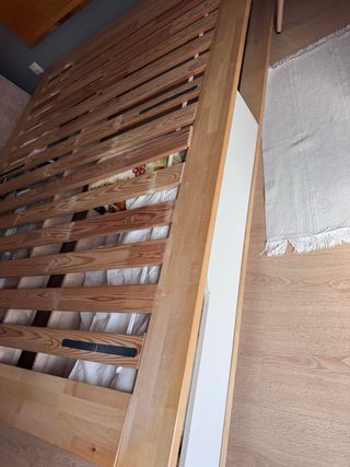 Base de cama y colchón Ikea