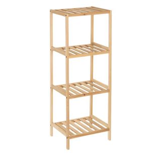 Estantería de madera 4 baldas

