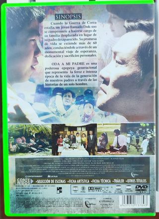 DVD Oda a mi Padre (Español)