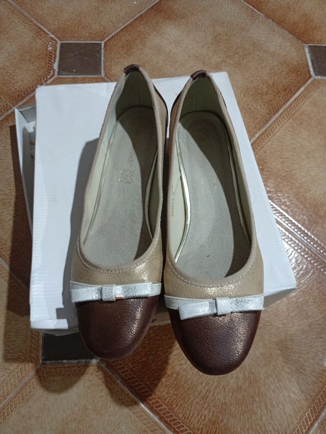 Zapatos planos polipiel mujer