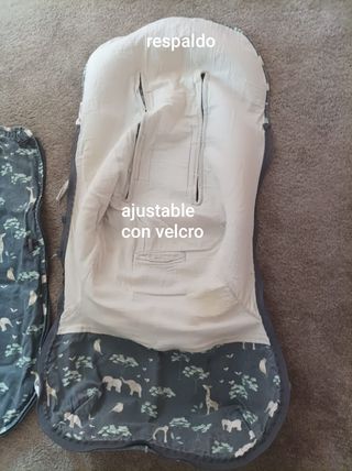 Saco silla paseo algodón orgánico estampado