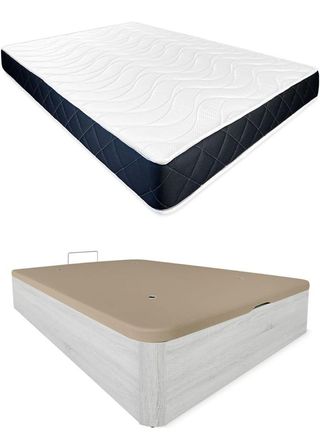Conjunto NUEVO: Canapé abatible + colchón visco