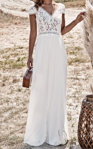 Mono de Novia Boho Elegante Milanoo Nuevo