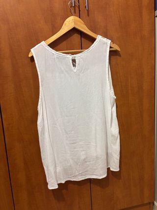 Camisa blanca encaje