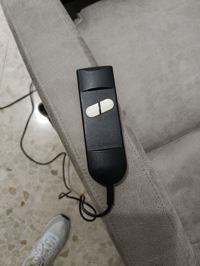 Sillón relax eléctrico gris