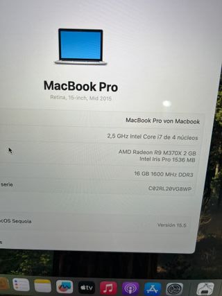 OFFERTA PER IL FINE SETTIMANA!! MacBook Pro 15 i7 SSD RAM da 16 GB