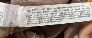 Pantalones cargo Bershka marrones