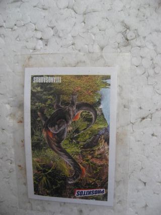 Cromo Phoskitos Titanosaurus sin abrir
