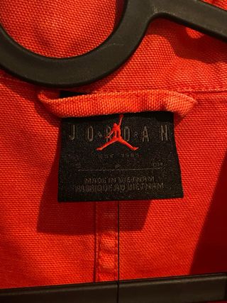 Chaqueta Air Jordan Roja Vaquera
