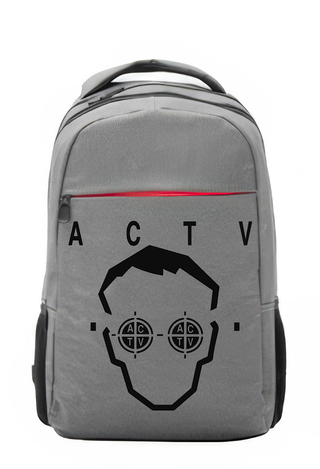 Mochila ACTV Gris con Diseño K-otica
