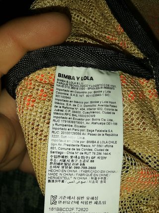 Bolso Bimba y Lola Beige y Naranja
