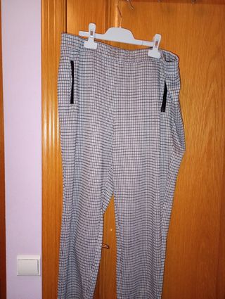 Pantalón de cuadros invierno mujer