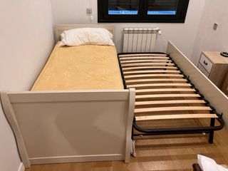 Cama nido beige 90x200